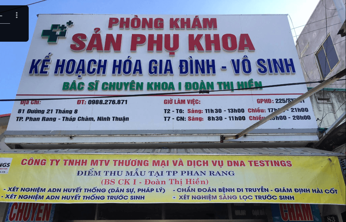 Không gian phòng khám sản phụ khoa